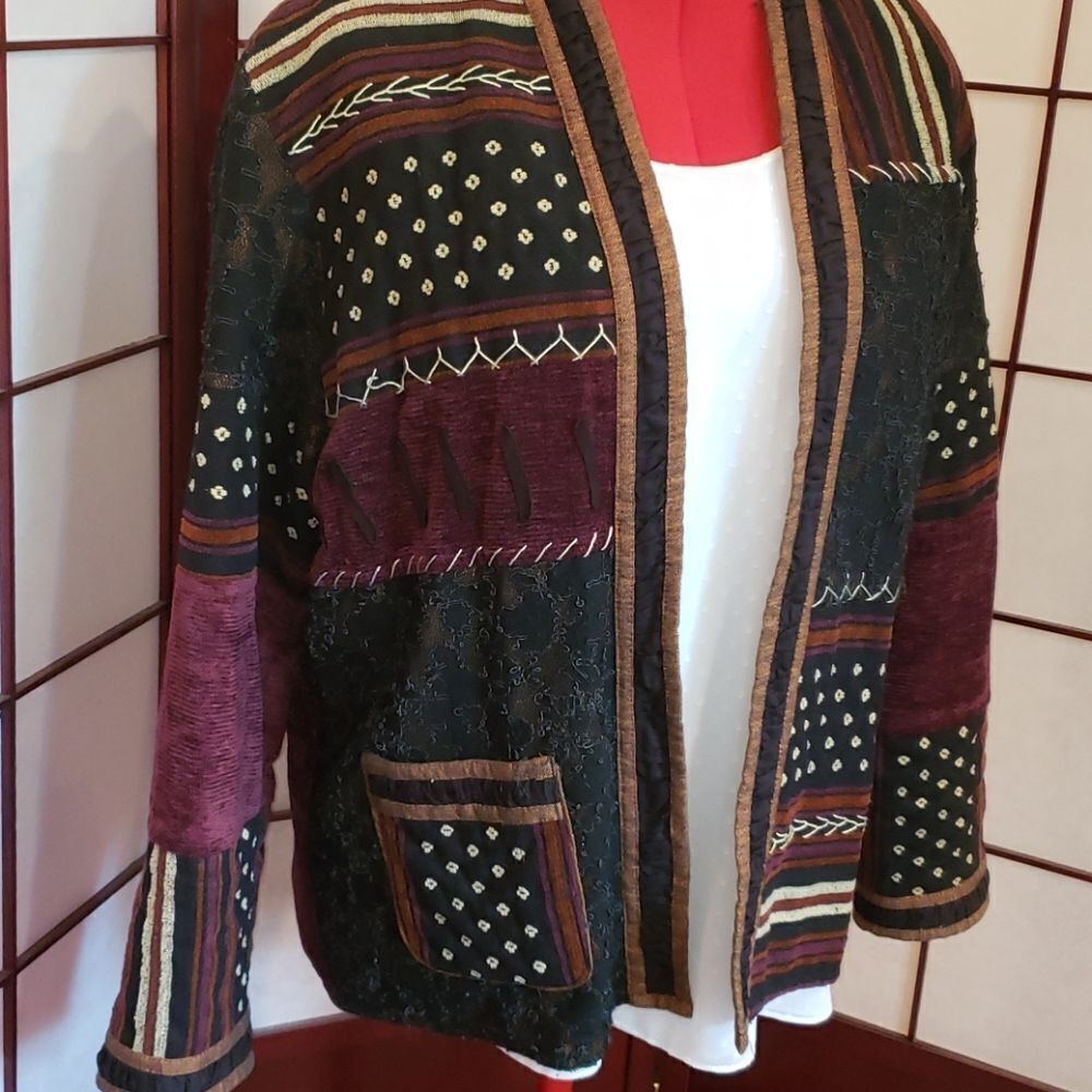 Yakmagik Patchwork Jacket - Picture 3 of 11